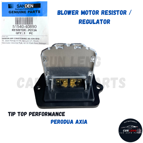 PERODUA AXIA ALL MODEL AIRCOND BLOWER MOTOR RESISTOR / REGULATOR ...