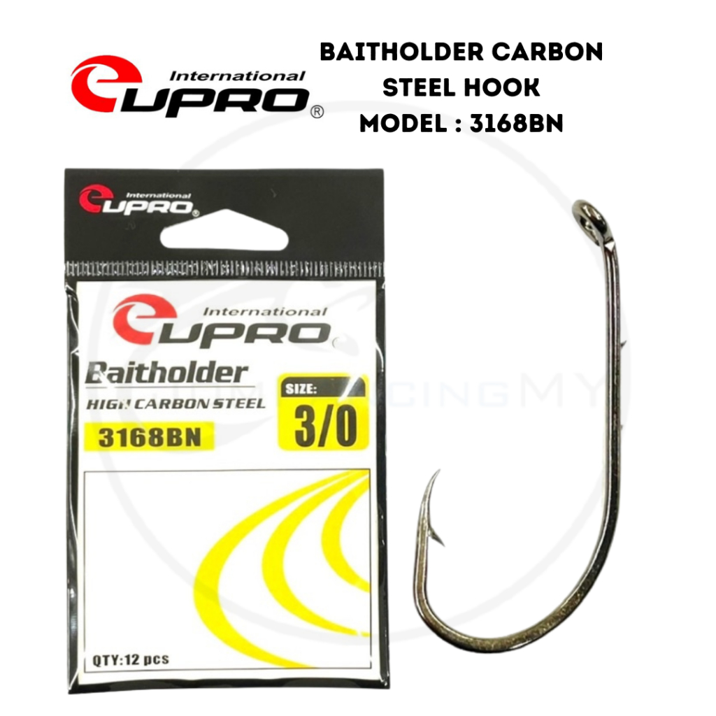 Eupro 3168BN Baitholder High Carbon Steel Fishing Hook Mata Kail ...