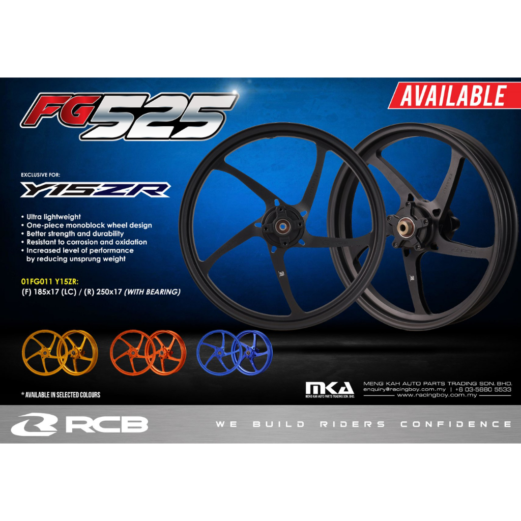 ORIGINAL RCB RACING BOY YAMAHA Y15ZR Y15 / LC5S LC135 5S FORGED SPORT ...