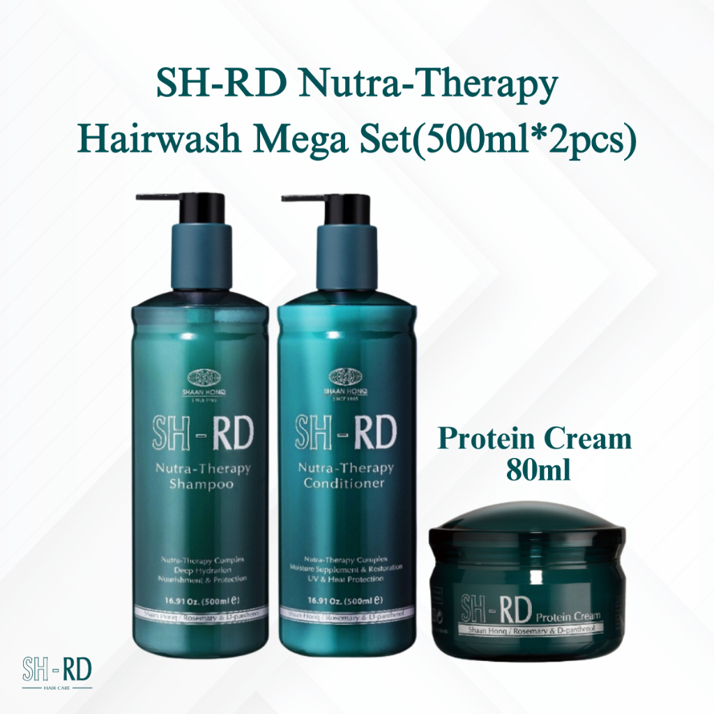 SH-RD Nutra-Therapy Hairwash Mega Set 500ml + Protein Cream 80ml | SHRD ...