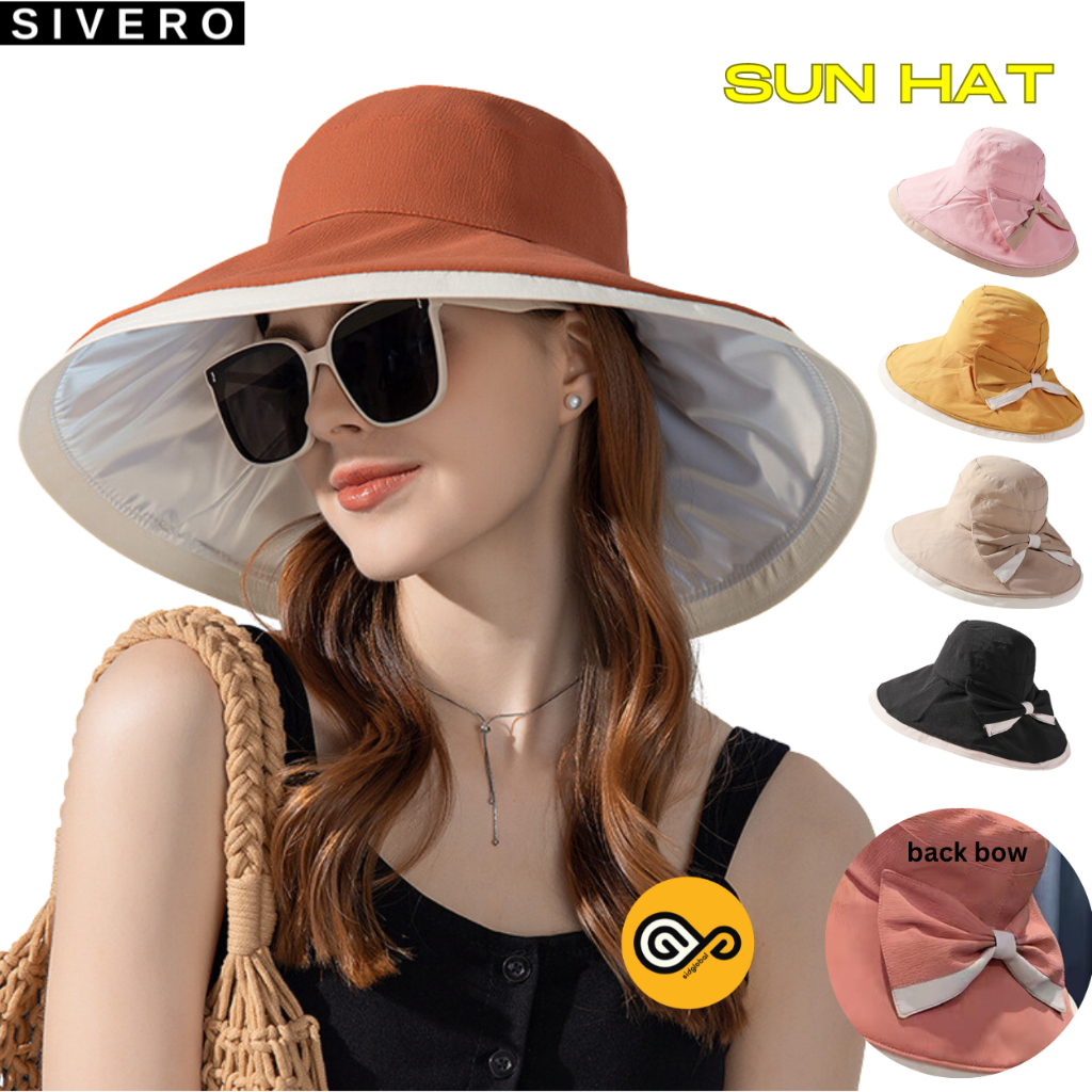 Summer Hat Sun Big Hat Woman Sun Proof Hat Fisherman Beach Hat Topi ...