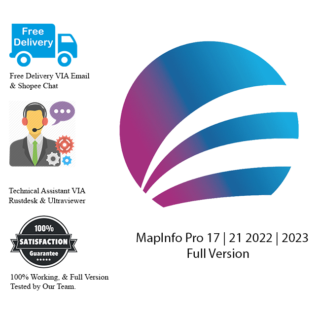 MapInfo Pro 17 | 21 2022 | 2023 Full Version | Shopee Malaysia