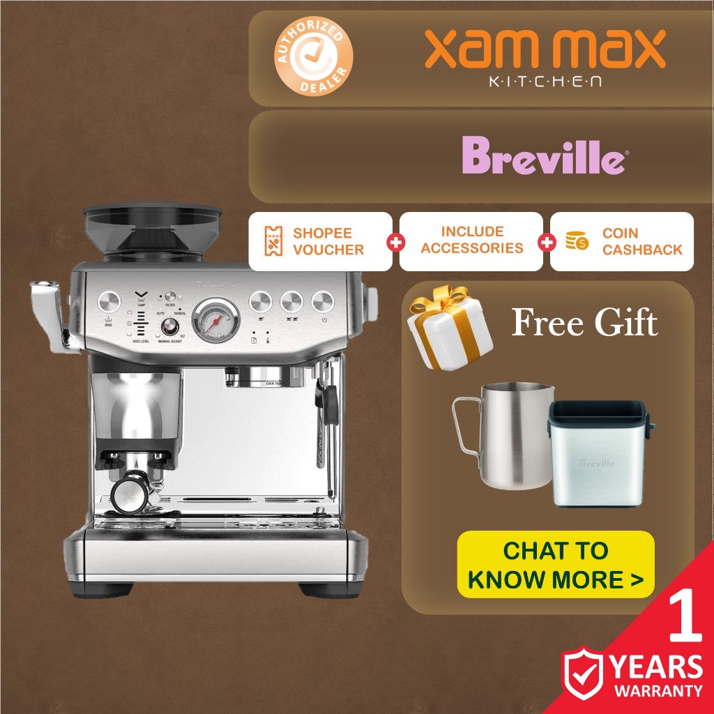 Breville BES876 Barista Express Impress Espresso Coffee Machine With ...