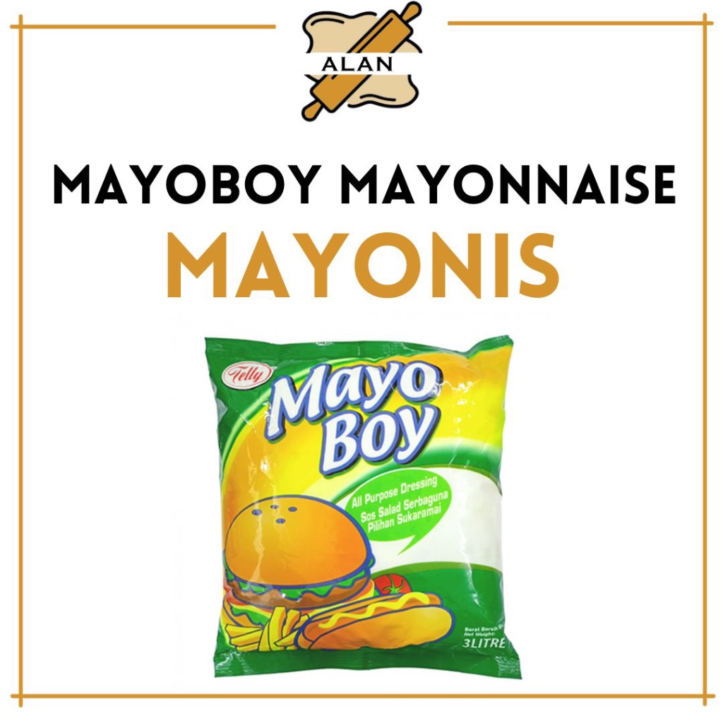 【MAYO BOY】MAYONIS | MAYONNAISE | 美乃滋 3KG | Shopee Malaysia