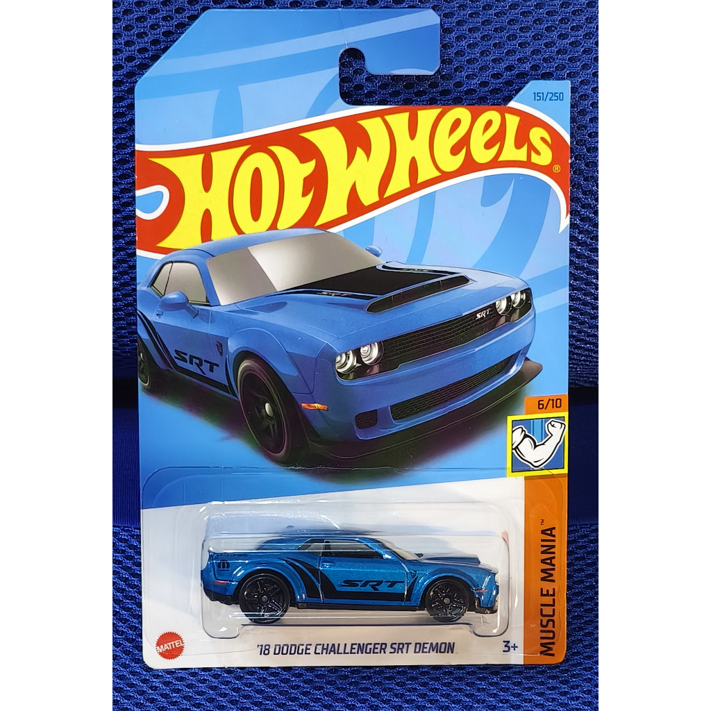 Hot Wheels 18 Dodge Challenger Srt Demon Shopee Malaysia