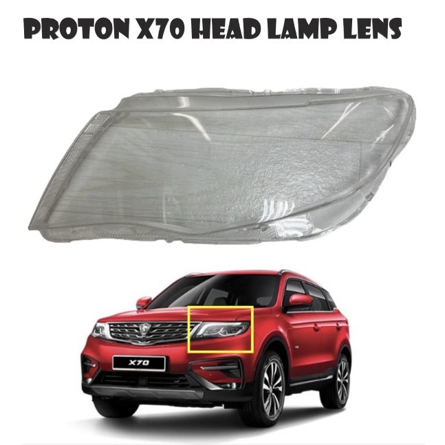 PROTON X70 HEAD LAMP LENS (CLEAR) | Shopee Malaysia