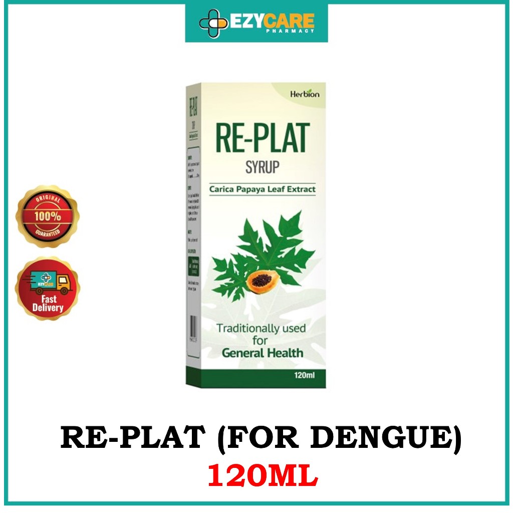 HERBION REPLAT SYRUP 120ML CARICA PAPAYA LEAF EXTRACT [GOOD FOR DENGUE