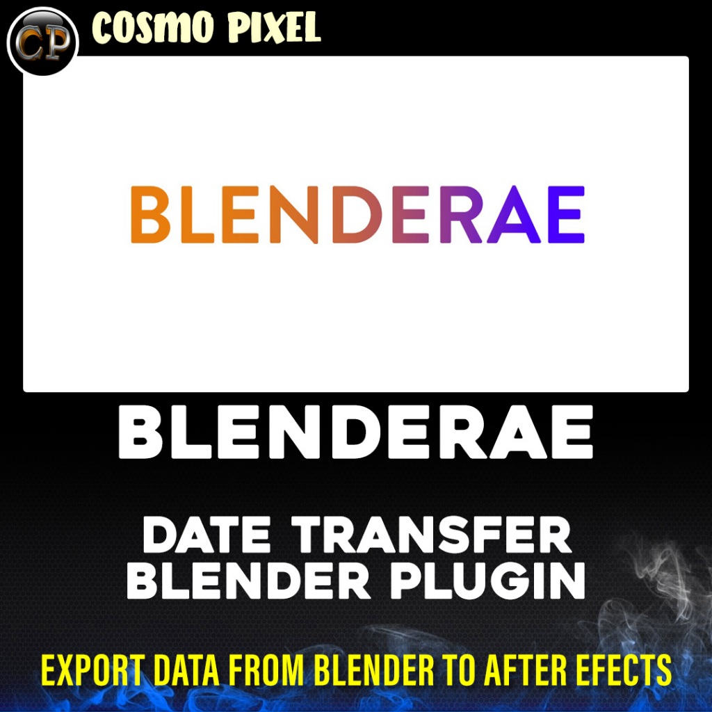 BlenderAE Blender Addon Plugin - After Effects Integration, 2D & 3D ...