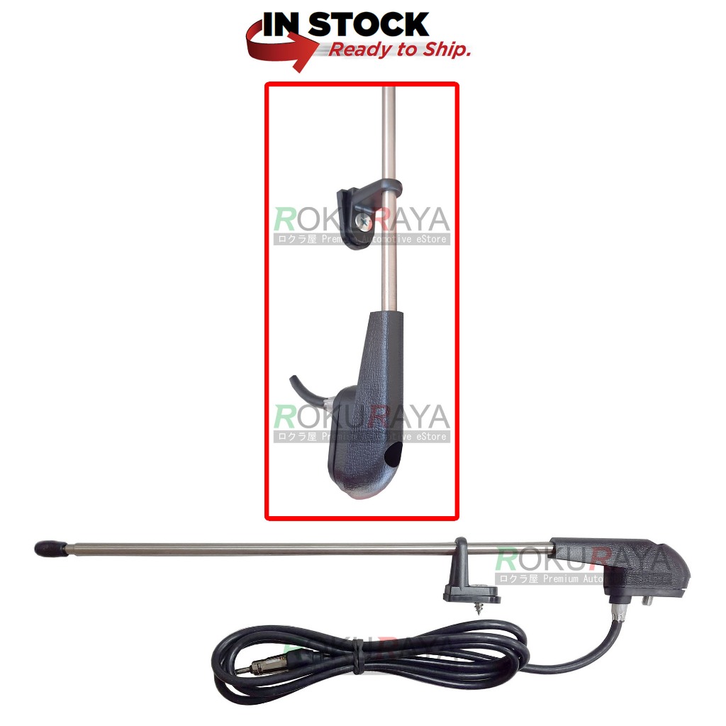Toyota Landcruiser Old Model Radio Antenna Side Aerial Black Base