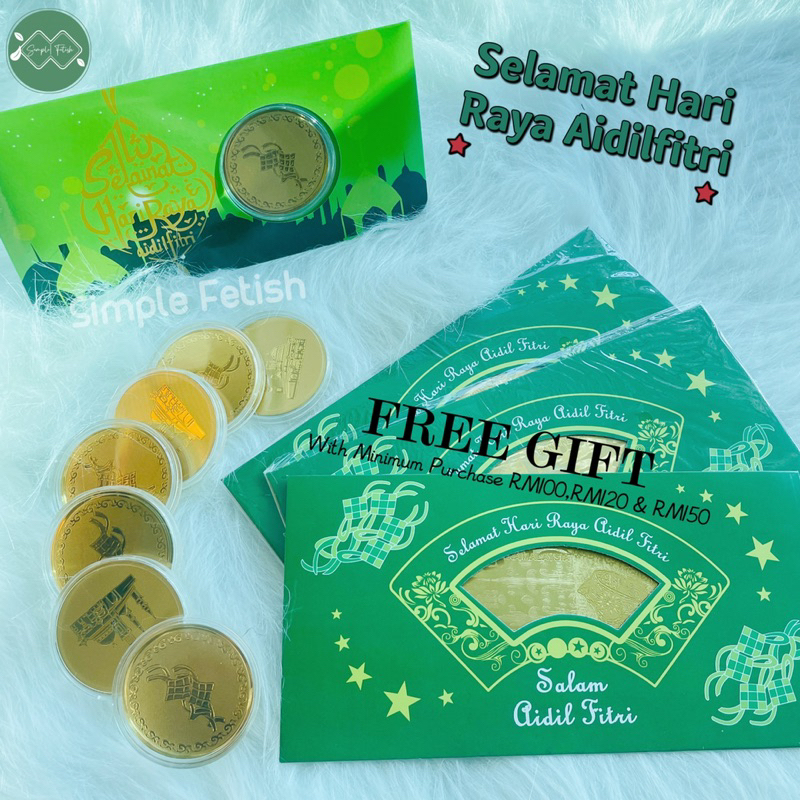Free Gift For Minimum Purchase Hari Raya Aidilfitri Green Packet ...