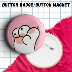 58mm BUTTON BADGE/ BUTTON FRIDGE MAGNET hari guru, teachers day, gift ...