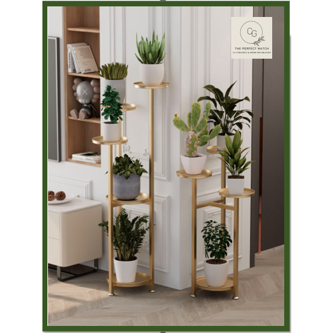 【Ready Stock】Rak Pasu Bunga Bertingkat Besi Iron Flower Pot Rack Pokok ...