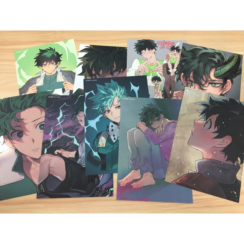 [Ready Stock/现货] My Hero Academia Midoriya Fanart Postcard ...