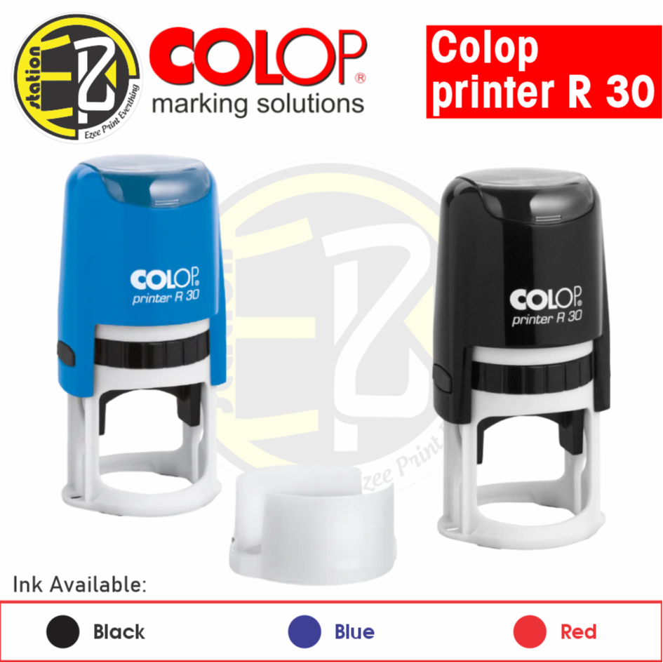 COLOP Printer R30 SELF INK RUBBER STAMP WITH CUSTOM RUBBER | Shopee ...