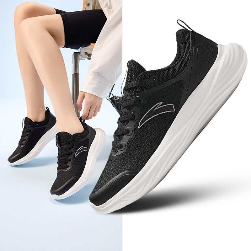 ANTA Women Basic walking Cross Training Shoes 1224B7792 1 Black Kasut Sukan Shopee Malaysia