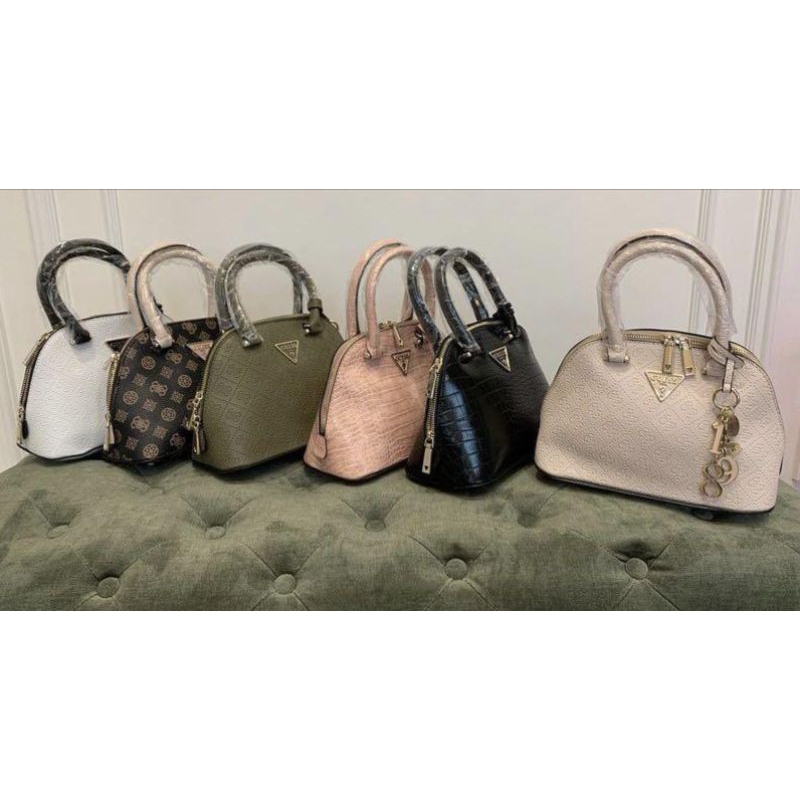 Guess maddy small dome satchel sale