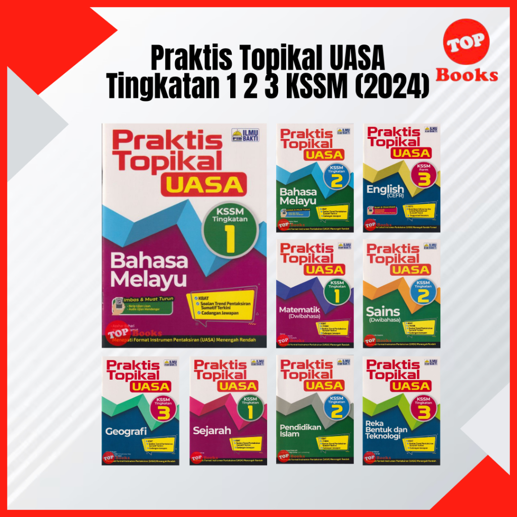 Topbooks Ilmu Bakti Buku Latihan Praktis Topikal Uasa Tingkatan 12 3 Kssm 2024 Shopee