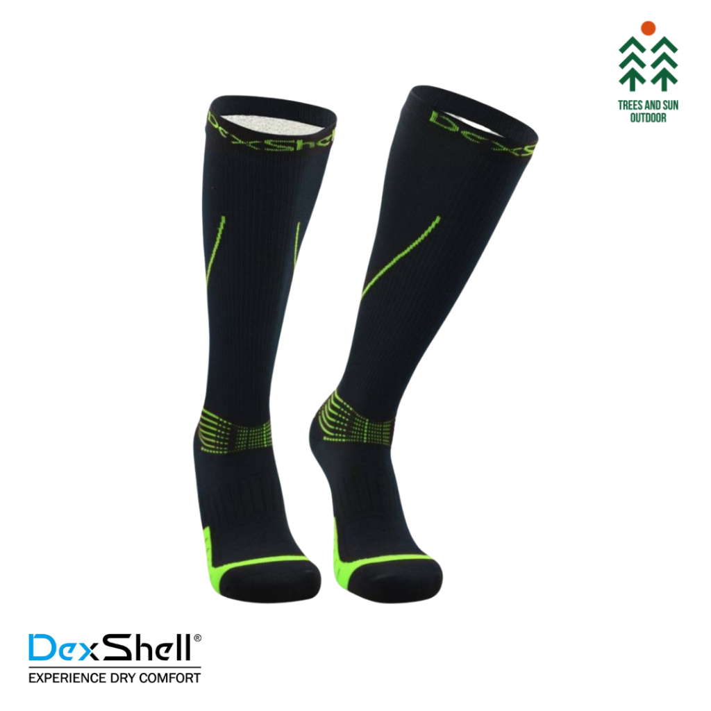 DEXSHELL Mudder Compression Waterproof Socks Leech Proof Trail Running ...