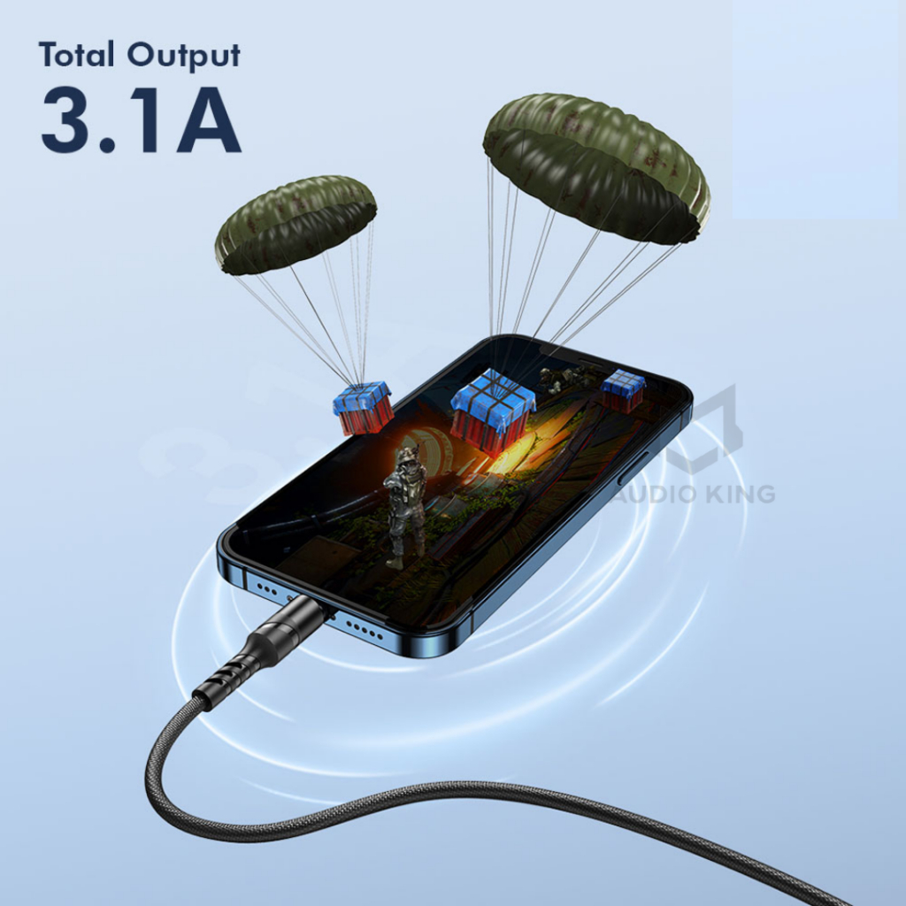 REMAX Universal 3 In 1 Cable Android Fast Charging Kabel 3.1A Wayar ...