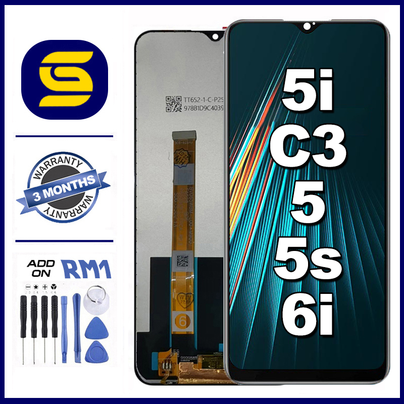 N NEWTOP Pellicola Compatibile Con Realme C21Y / C25Y, GLASS FILM 0.3mm