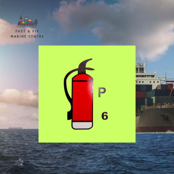 POWDER FIRE EXTINGUISHER W/T (150MM X 150MM) (IMPA CODE 336079