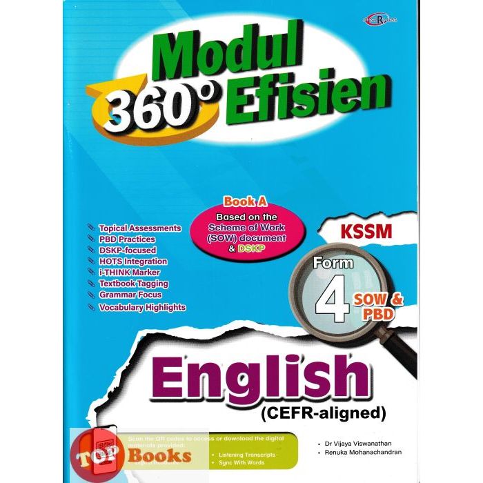 [topbooks Cemerlang] Modul 360 Efisien English Cefr Aligned Form 4 Spm