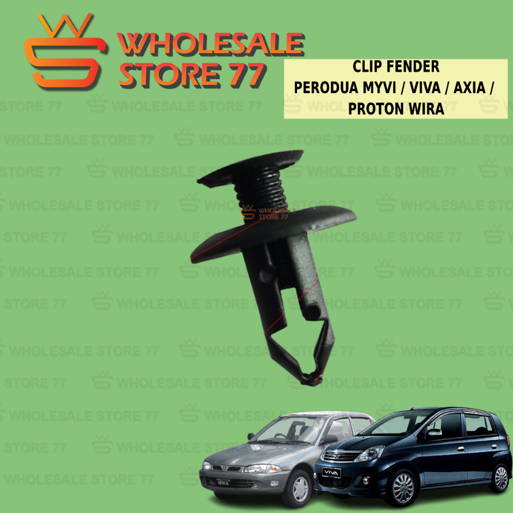 READY STOCK | PERODUA MYVI/VIVA/AXIA/PROTON WIRA CLIP FENDER CILP ...