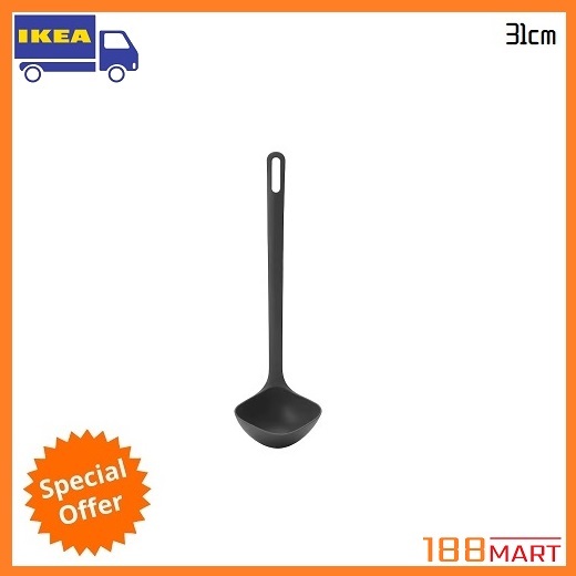 [𝓞𝓻𝓲𝓰𝓲𝓷𝓪𝓵] IKEA FULLANDAD Soup Ladle 31cm - Grey | Shopee Malaysia