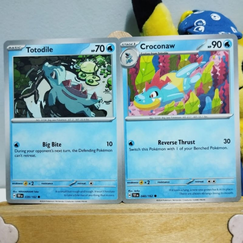 Totodile Croconaw Temporal Forces Pokemon tcg card | Shopee Malaysia