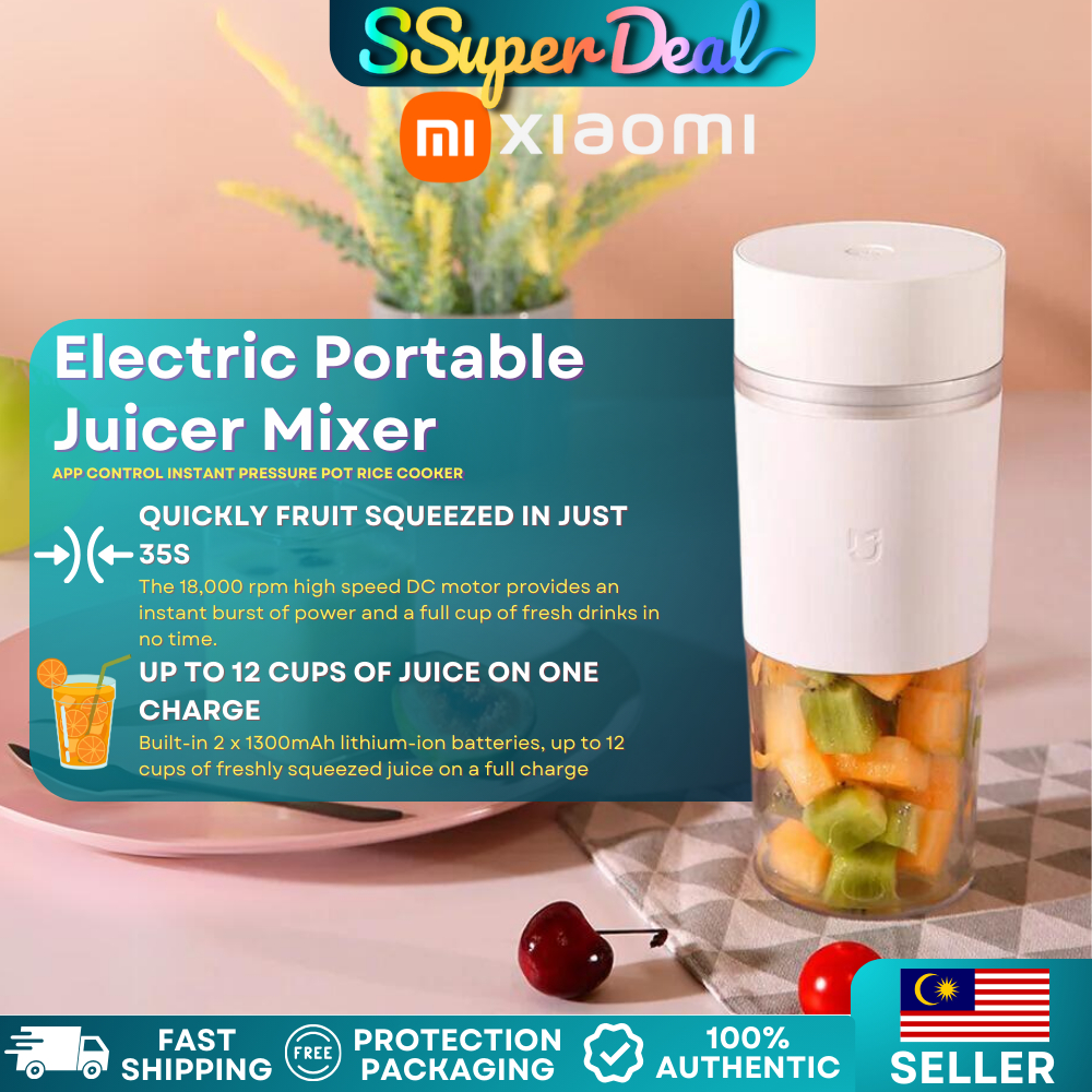 Xiaomi Mijia Portable Juicer Cup 300ML Portable Liquifier Blender