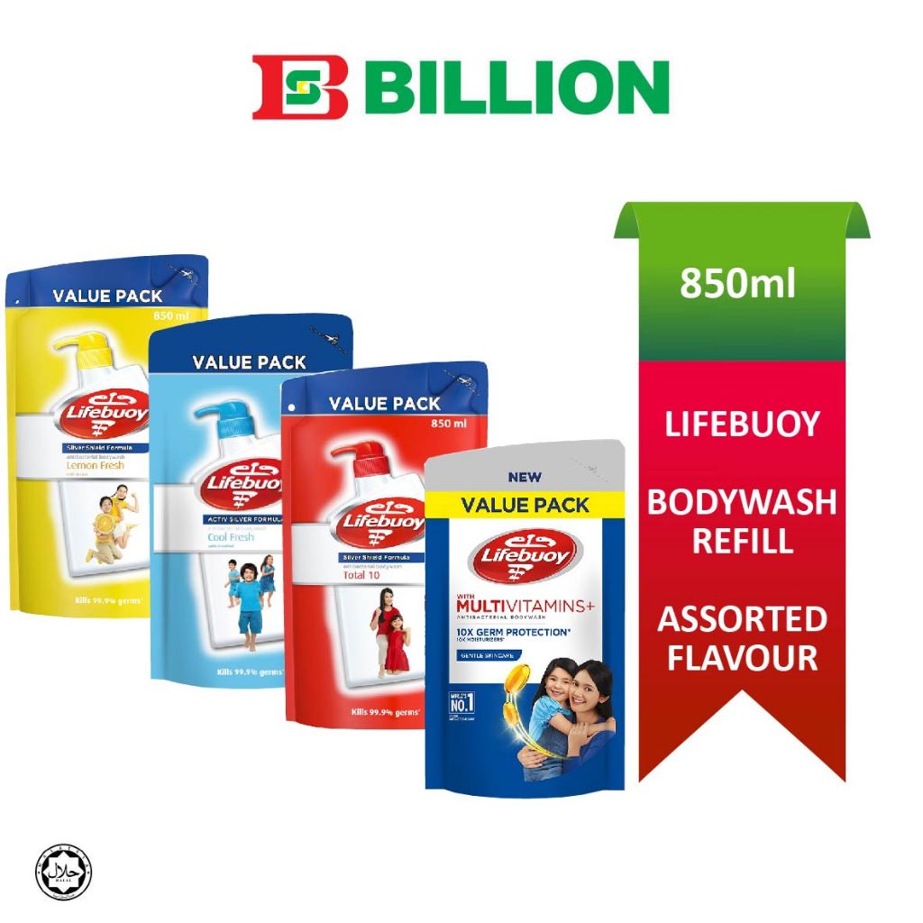 LIFEBUOY BodyWash Refill Pack - 850ml ( Assorted ) | Shopee Malaysia