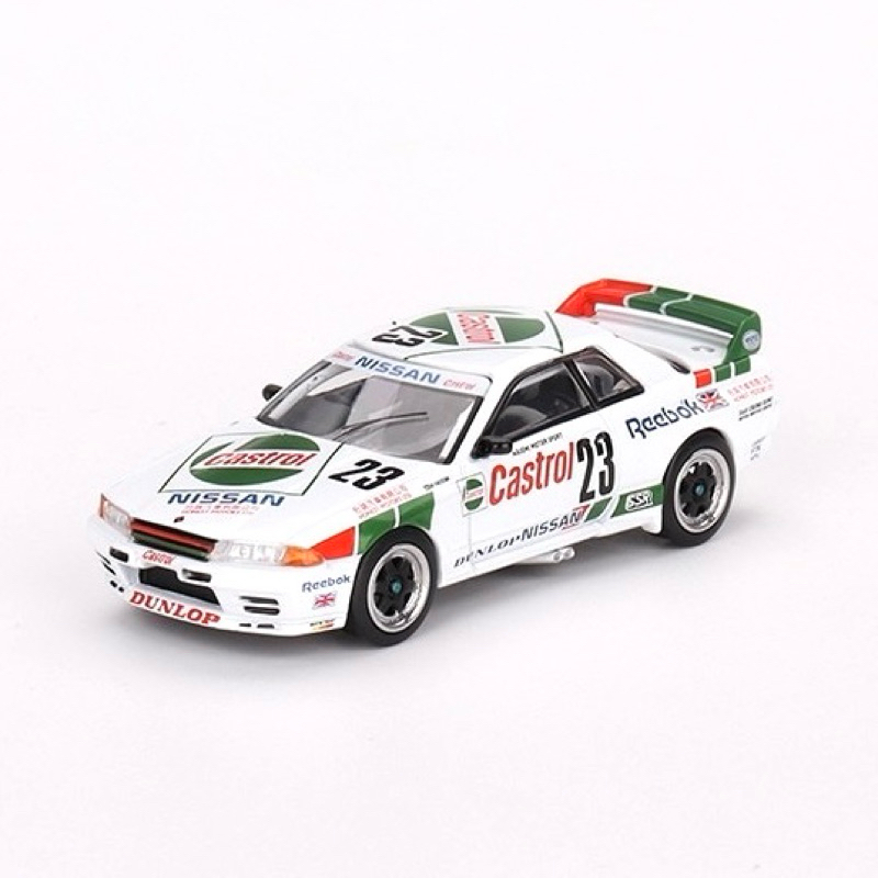 Mini GT 1:64 Nissan GT-R (R32) Gr. A #23 – 1990 Macau Guia Race Winner (Limited Edition Diecast Model)