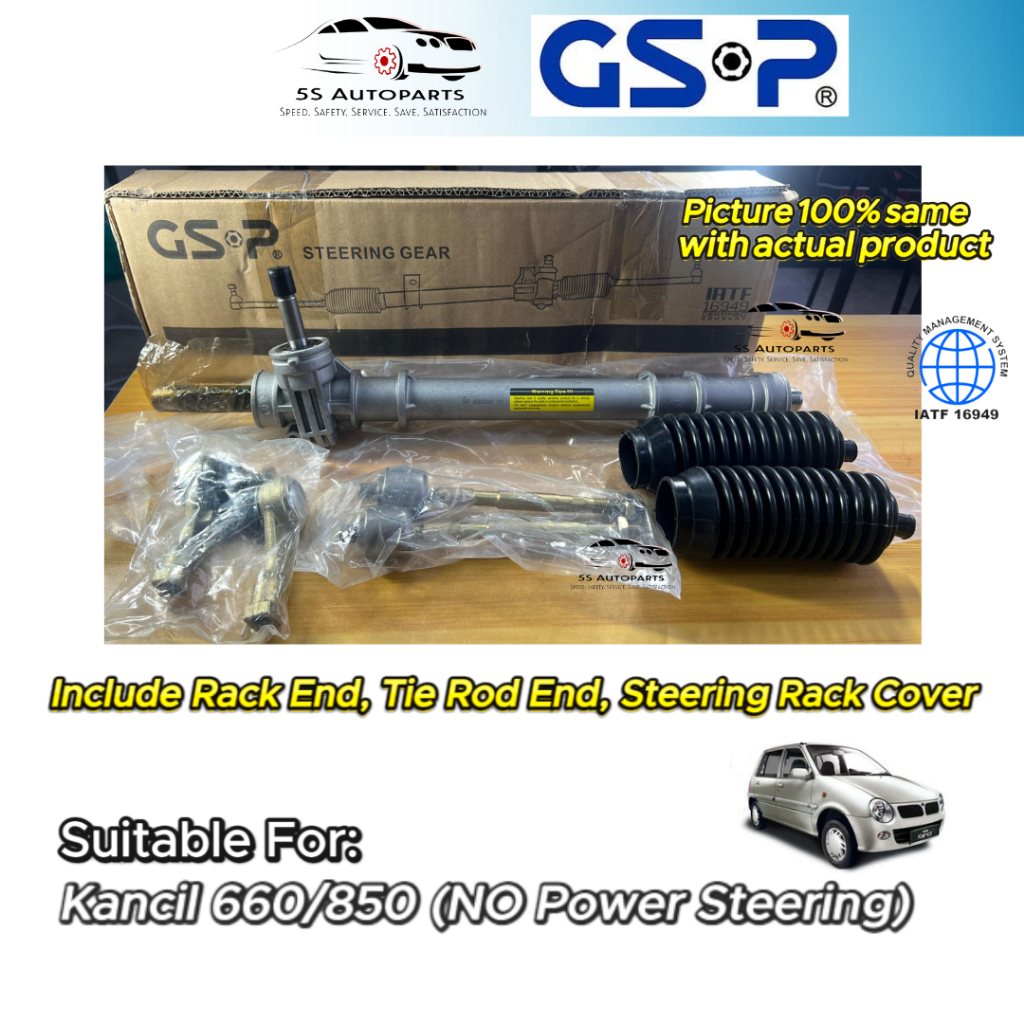GSP Kancil 660 850 Steering Rack Set (No power steering) | Shopee Malaysia