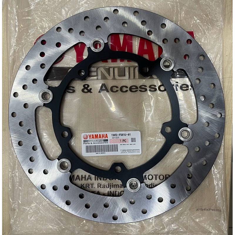 100% ORIGINAL -YAMAHA R25 FRONT BRAKE DISC PLATE -1WD-F581U-01 | Shopee ...