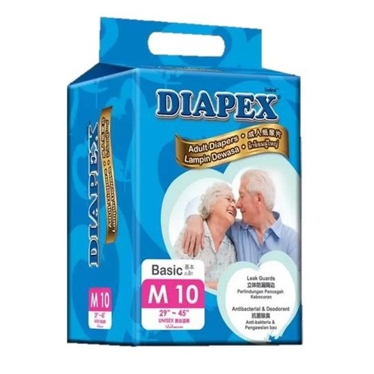DIAPEX adult diapers basic Tape 成人尿片 M & L size | Shopee Malaysia