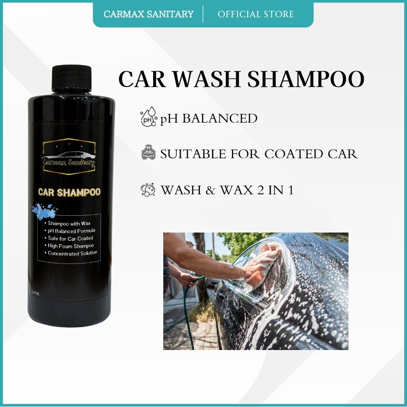 Biya Car Wash Shampoo 500ml Car Shampoo And Wax Car Shampoo Snow Wash 