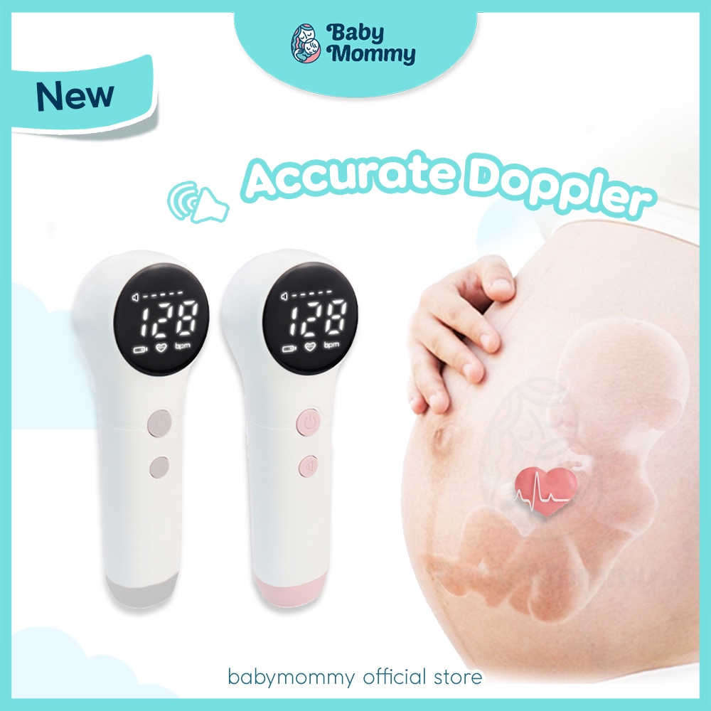 Babymommy👶Doppler Fetal Doppler Heart Rate Baby Monitor Device Pregnant