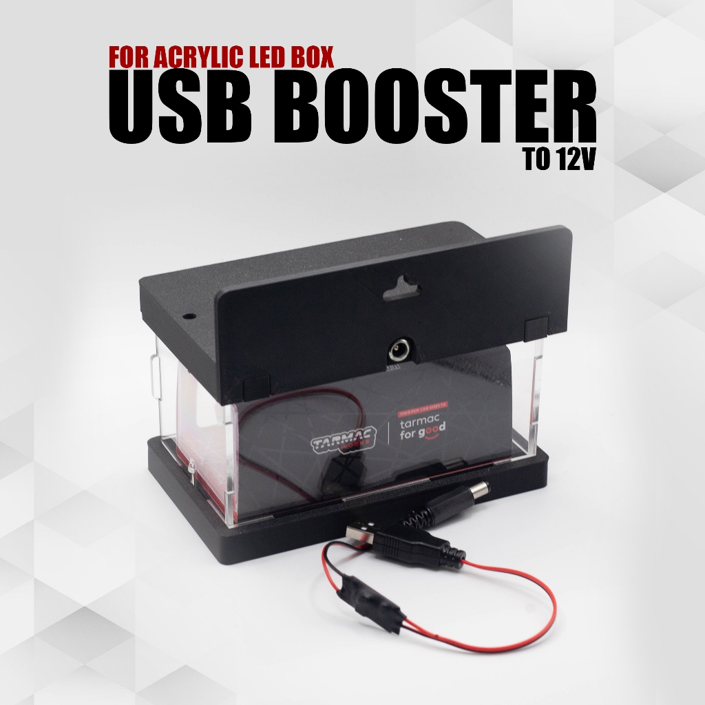 MYMINI3D ACRYLIC LED BOOSTER- USB TO 12V | Shopee Malaysia