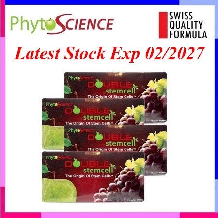 PhytoScience Crystal Cell - Sachets Anti-âge Aux Cellules Souches De Pomme & Raisin