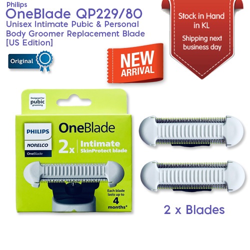 Philips Norelco OneBlade QP229/80 Unisex Intimate Pubic Trimming