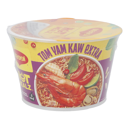 Maggi Hot Mealz Kari Kaw Extra Tom Yam Kaw Extra G Shopee Malaysia