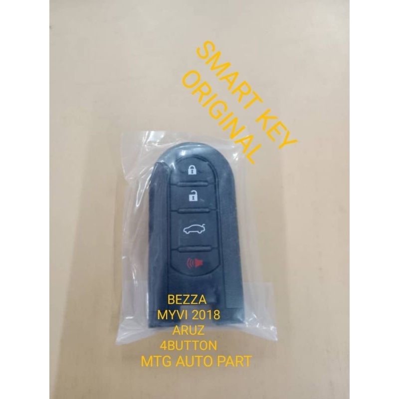 ORIGINAL MYVI 2018/ARUZ/BEZZA 2019 SMART KEY (4BUTTON) | Shopee Malaysia