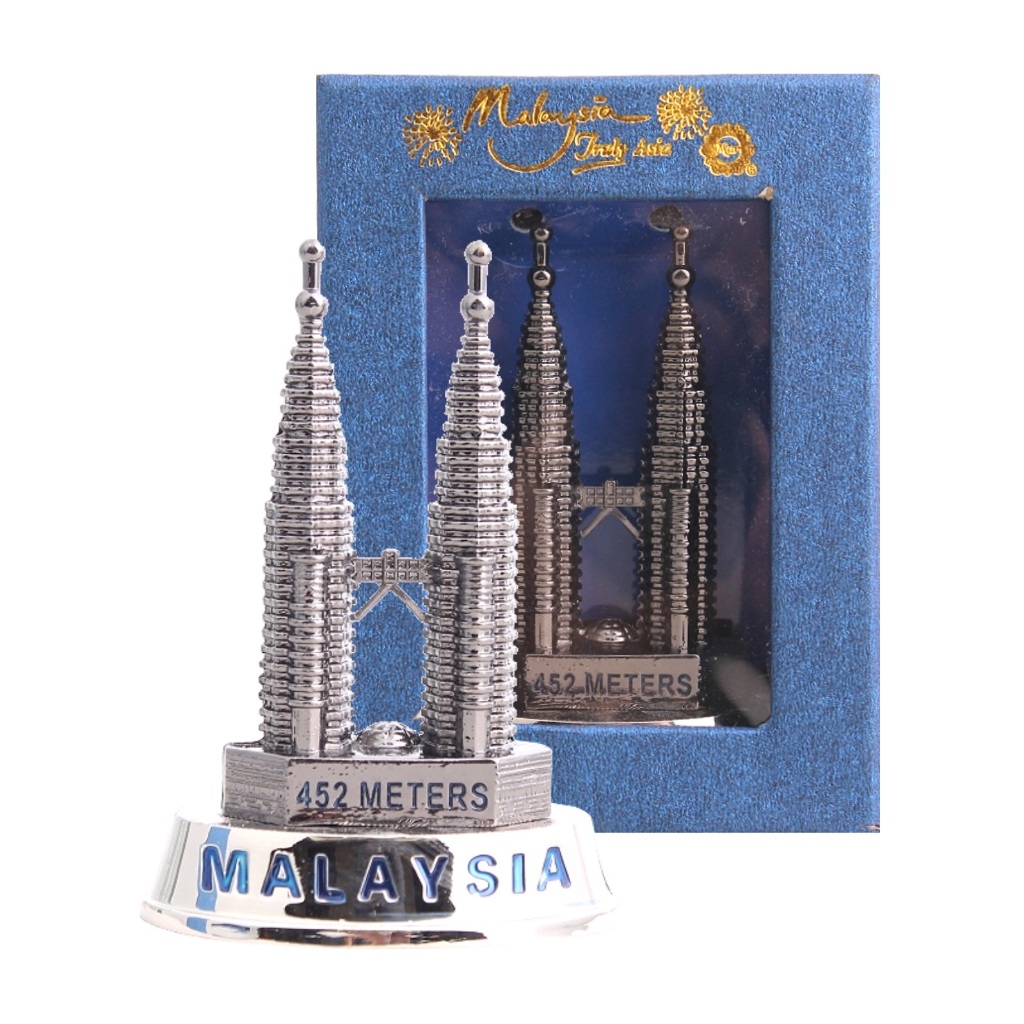 Malaysia Pewter Twin Tower KLCC with Opener 8CM Black | Shopee Malaysia