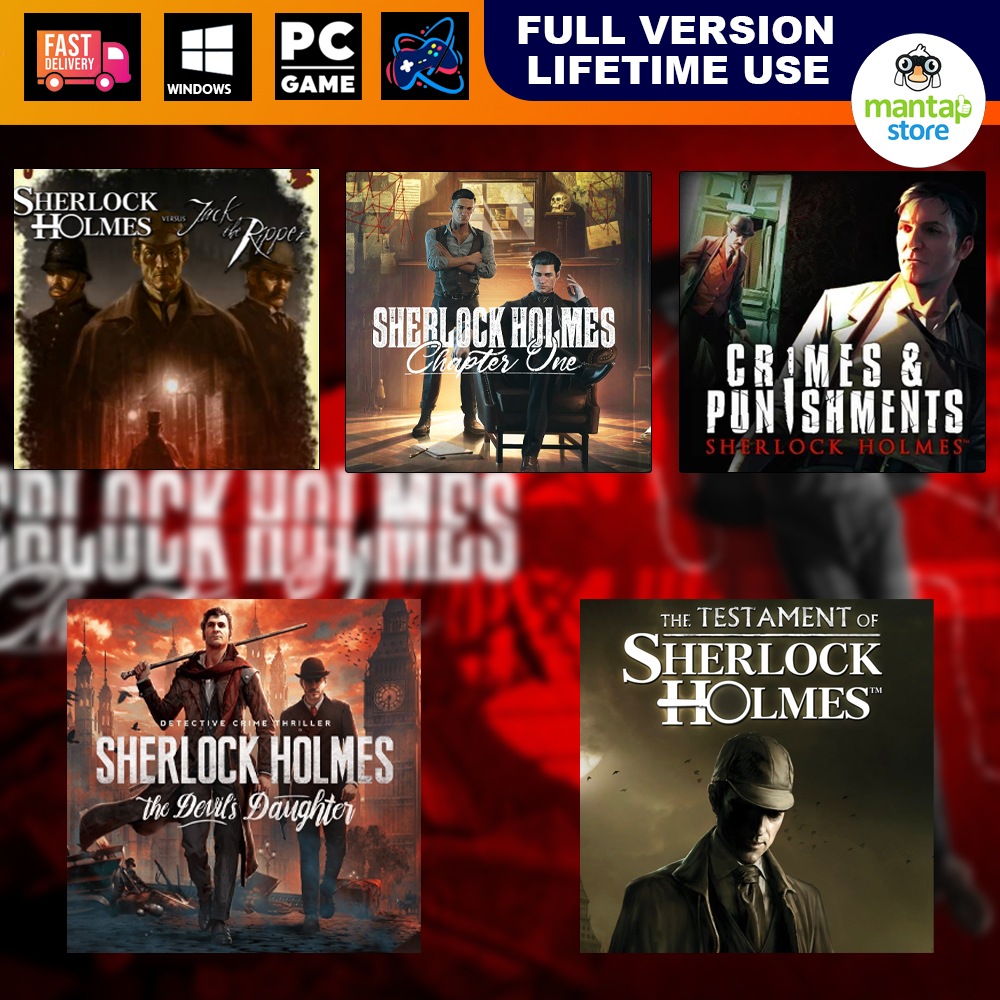 Sherlock Holmes FULL COLLECTION + DLCs 🔥[ PC DIGITAL GAMES ]🔥[ OFFLINE ...