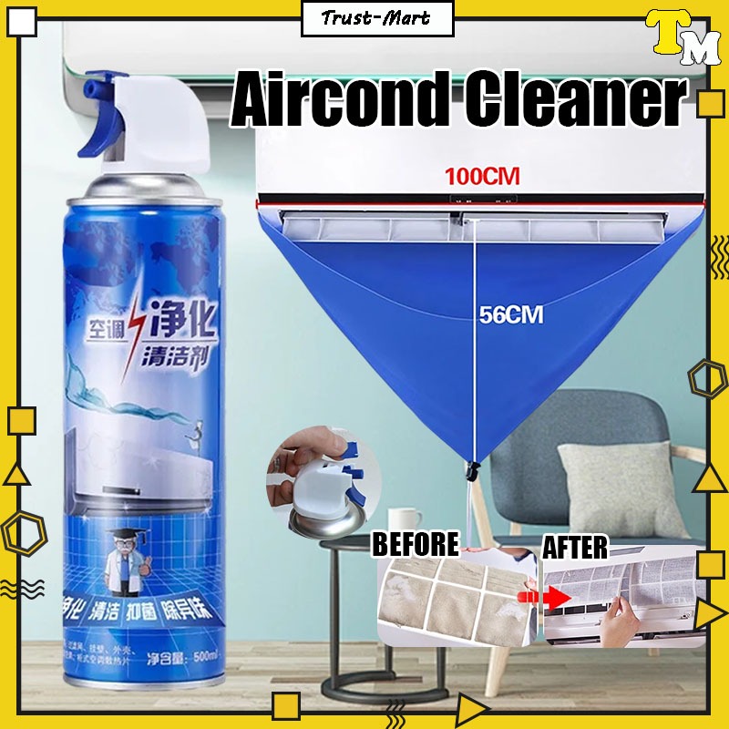 Anti Bacterial Anti Foam Air Conditional Cleaner Portable Aircond ...