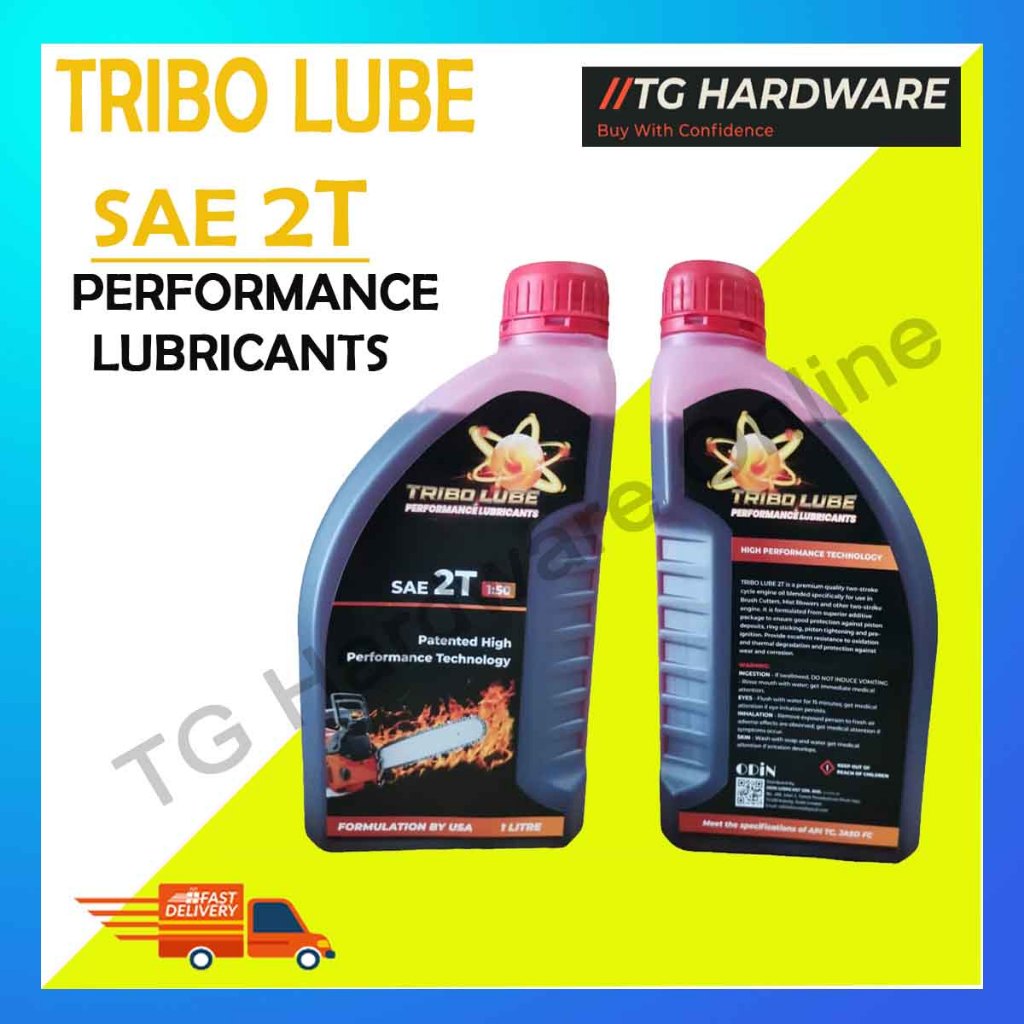 TRIBO LUBE 2T Oil / SAE 2T / Minyak 2T / For 2-Stroke Engine (1L ...