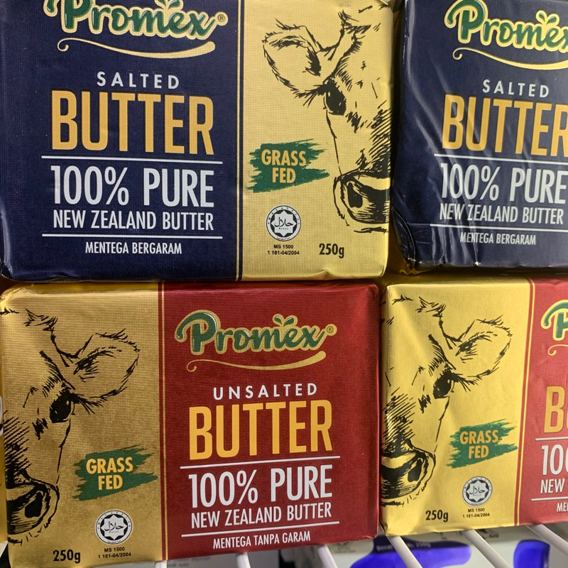 YIBAKE PROMEX butter salted unsalted 250g kek biskut kuih pure butter ...
