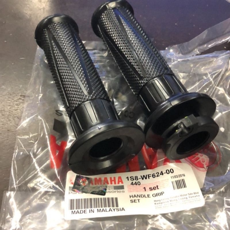 YAMAHA LC135 V2-V8 THROTTLE HANDLE GRIP SET WITH THROTTLE TUBE GETAH ...