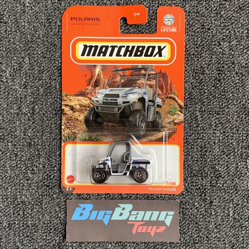 Matchbox Polaris Ranger White #7 Basic Mainline 2024 Case D (In-Stock ...