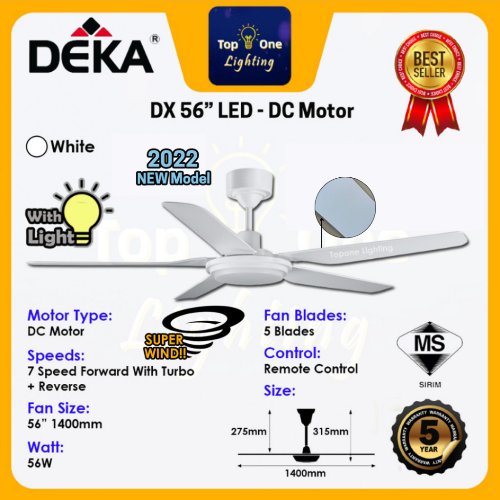 🔥2 SET🔥DEKA KRONOS F5DC 56'' DEKA DX56 / NSB FD693 56'' TURBO DC